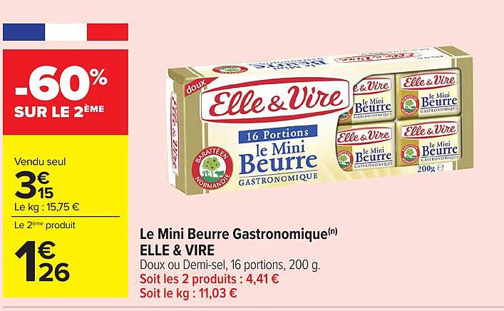 Le Mini Beurre Gastronomique(n) ELLE & VIRE