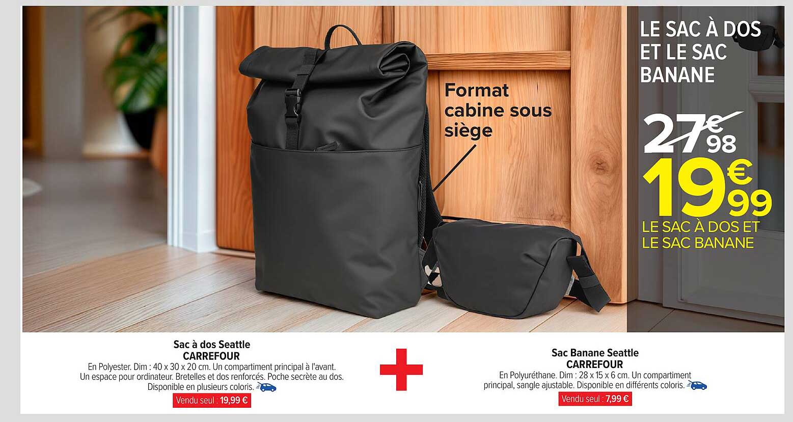 LE SAC À DOS ET LE SAC BANANE