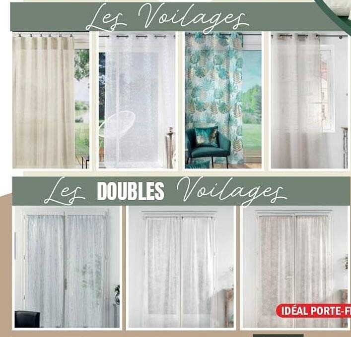 Les Voilages et Les Doubles Voilages