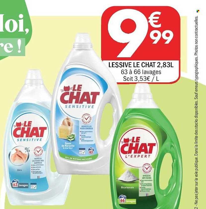 LESSIVE LE CHAT 2,83L
