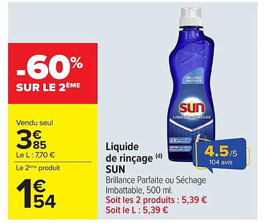 Liquide de rinçage SUN