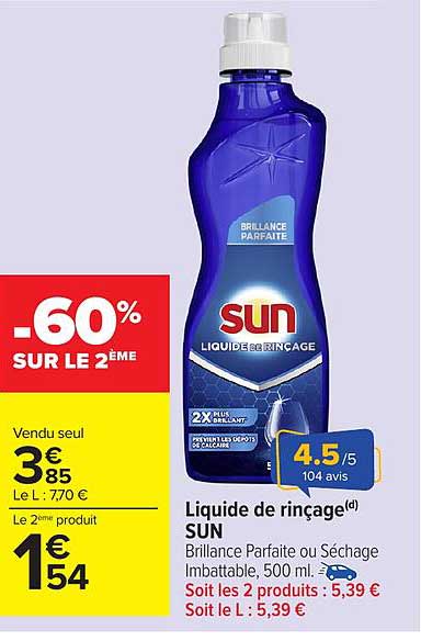 Liquide de rinçage(d) SUN