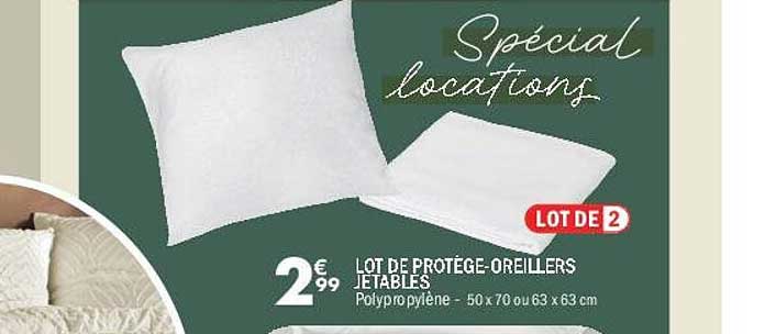 LOT DE PROTÈGE-OREILLERS JETABLES