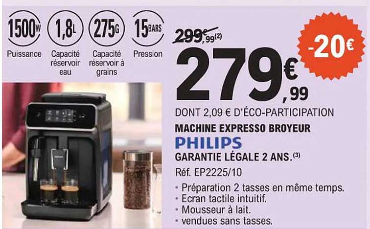 MACHINE EXPRESO BROYEUR PHILIPS