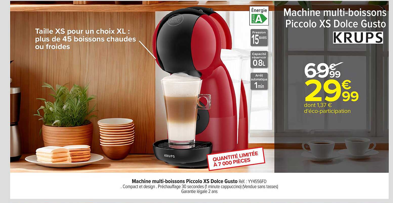 Machine multi-boissons Piccolo XS Dolce Gusto KRUPS