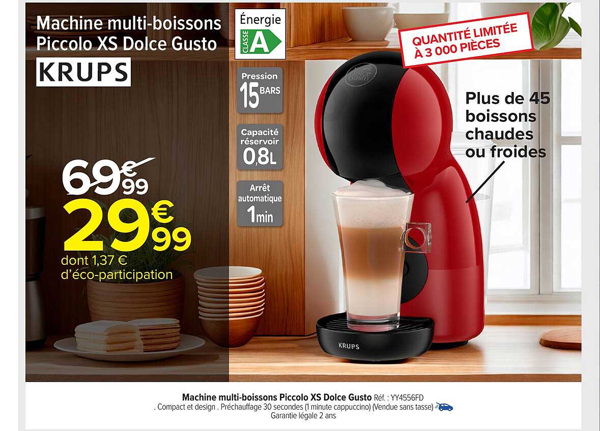 Machine multi-boissons Piccolo XS Dolce Gusto
