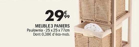 MEUBLE 3 PANIERS