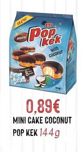 MINI CAKE COCONUT POP KEK 144g
