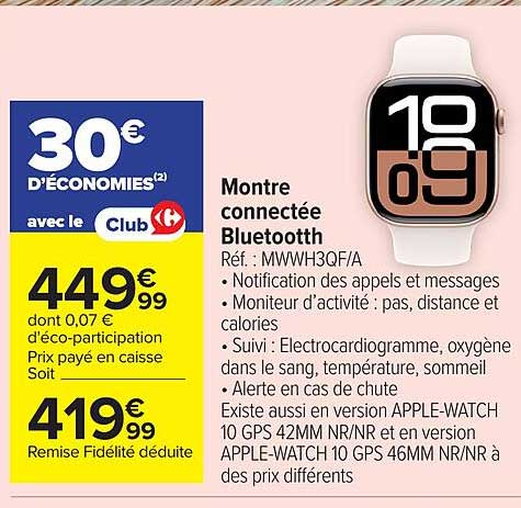 Montre connectée Bluetooth