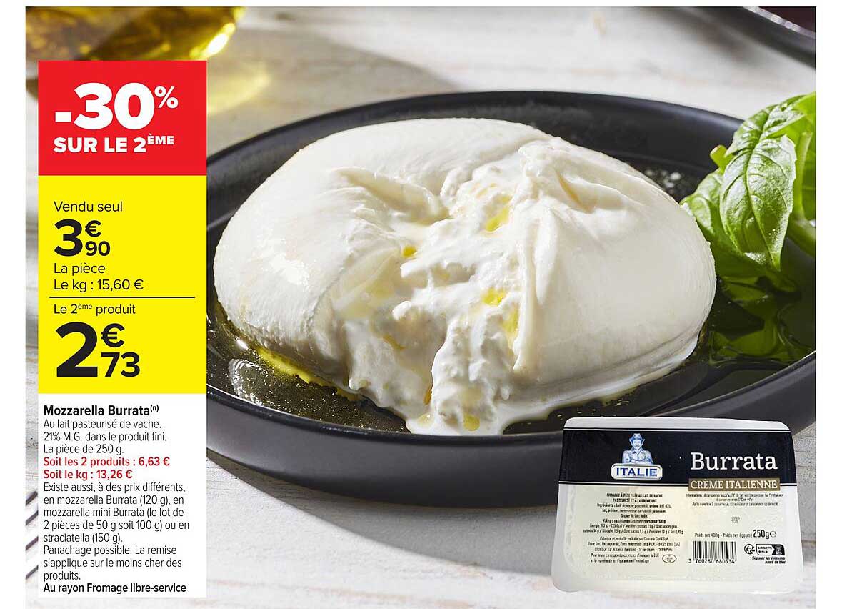 Mozzarella Burrata