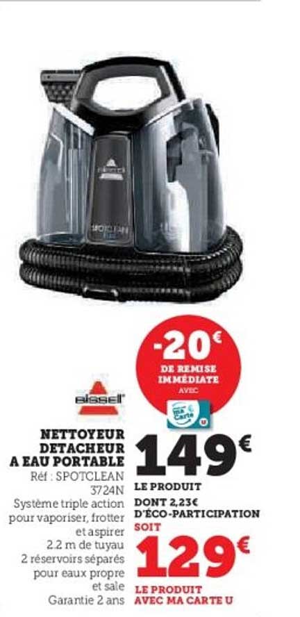 NETTOYEUR DETACHEUR A EAU PORTABLE