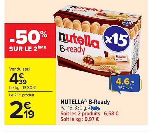 NUTELLA® B-Ready x15