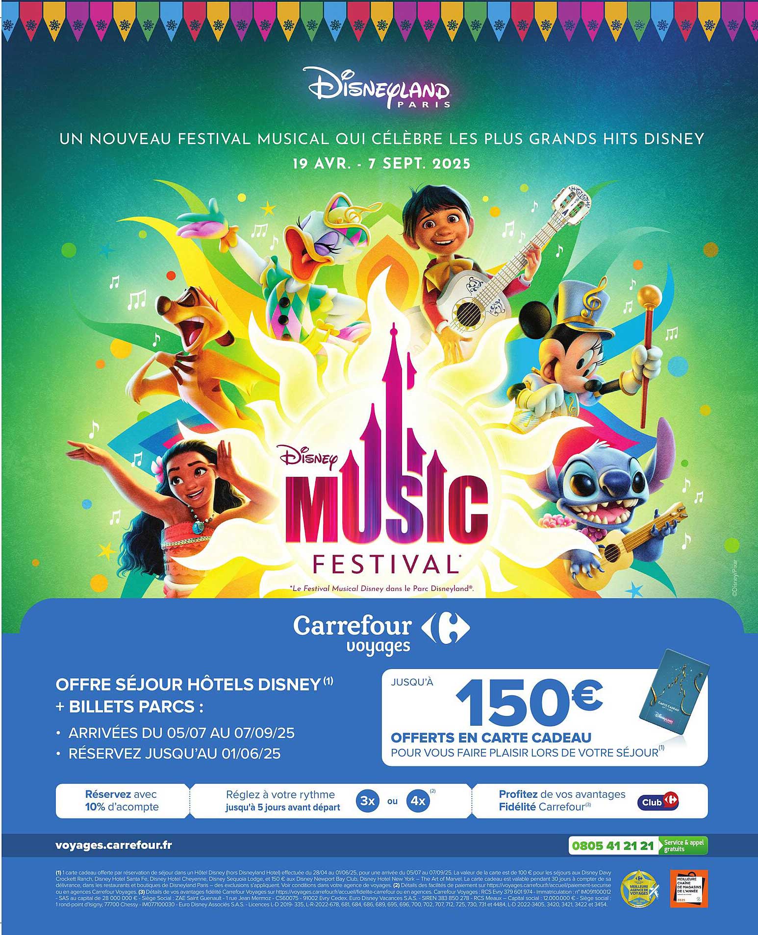 Offre Séjour Hôtels Disney + Billets Parcs