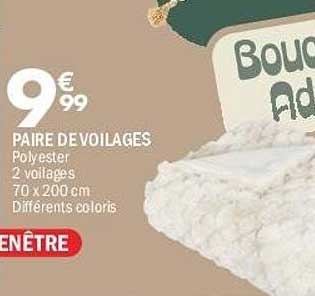 PAIRE DE VOILAGES