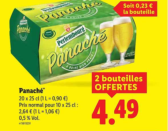 Panaché - 20 x 25 cl