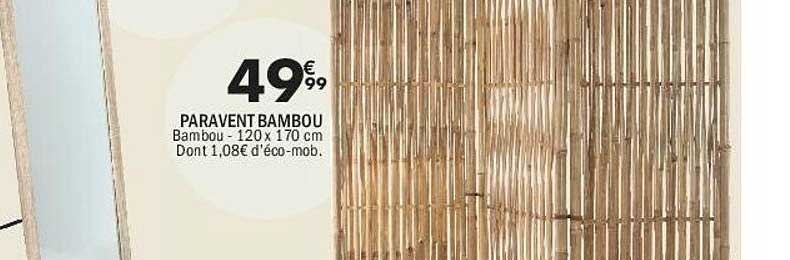 PARAVENT BAMBOU
