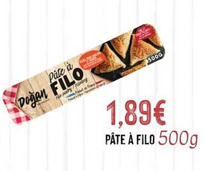PÂTE À FILO 500g