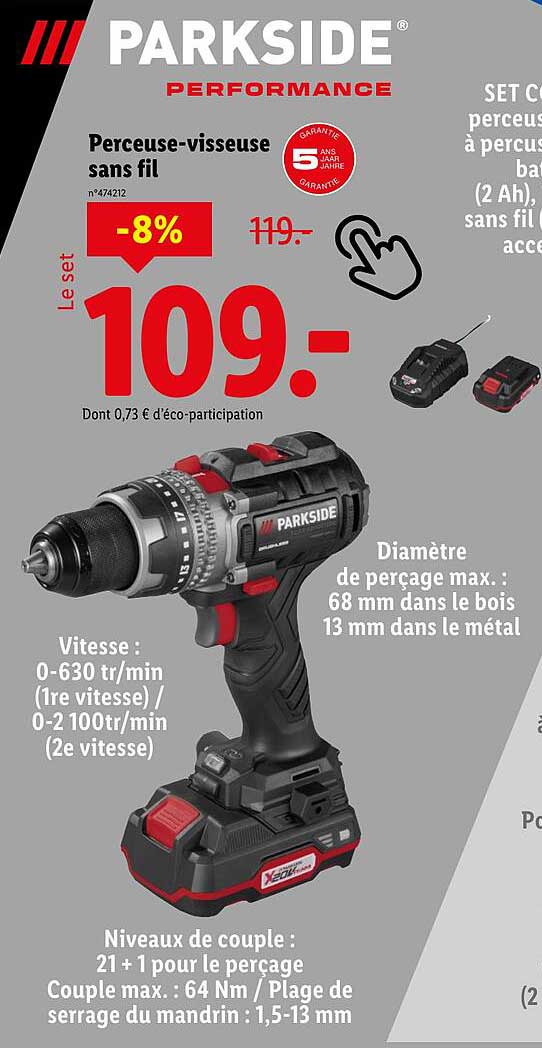 Perceuse-visseuse sans fil