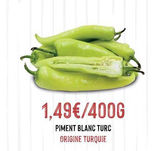 PIMENT BLANC TURC