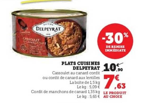PLATS CUISINES DELPEYRAT