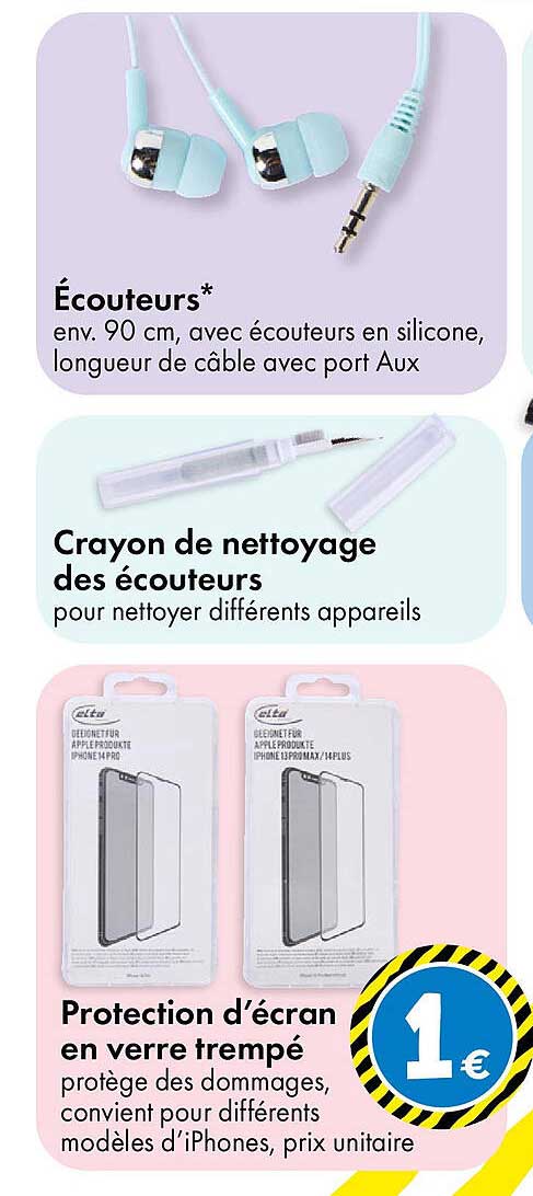 Protection d'écran en verre trempé