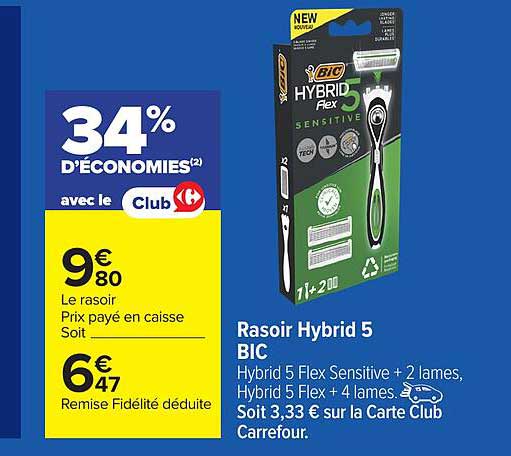 Rasoir Hybrid 5 BIC