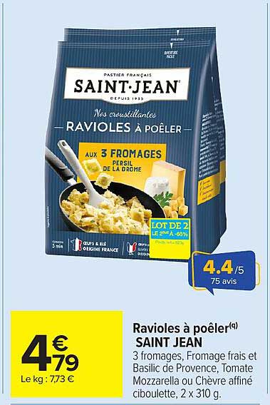 Ravioles à poêler® SAINT JEAN