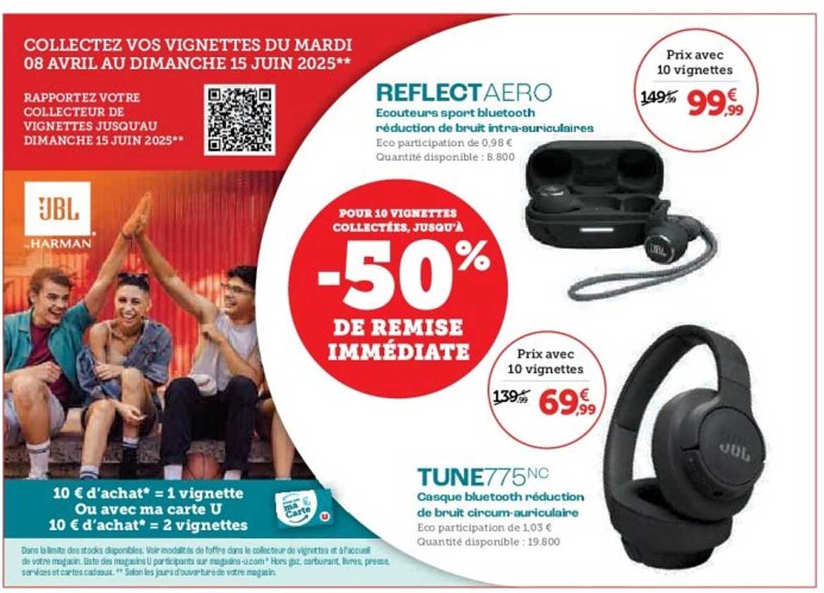 REFLECTAERO Ecouteurs sport bluetooth réduction de bruit intra-auriculaires