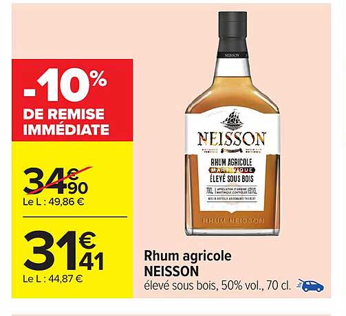 Rhum agricole NEISSON