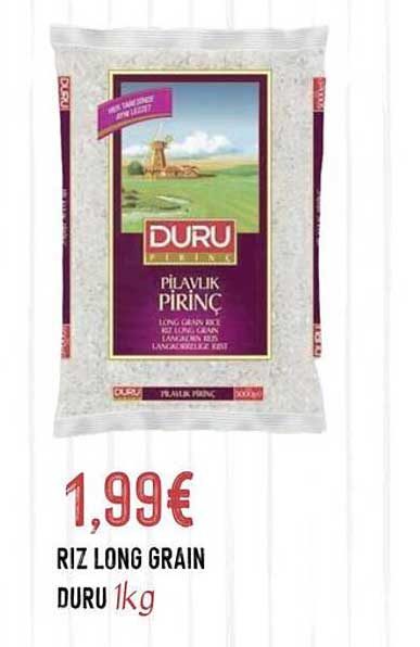 RIZ LONG GRAIN DURU 1kg