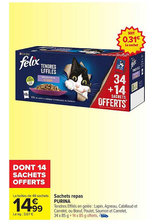 Sachets repas PURINA