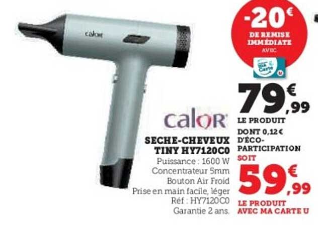 Sèche-Cheveux Tiny HY7120CO