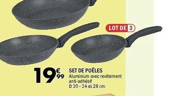 SET DE POÊLES