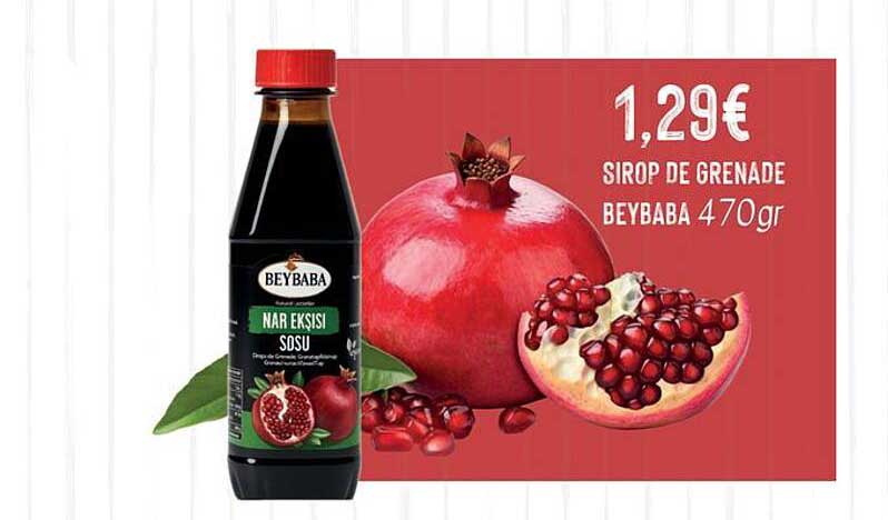 Sirop de Grenade Beybaba 470gr