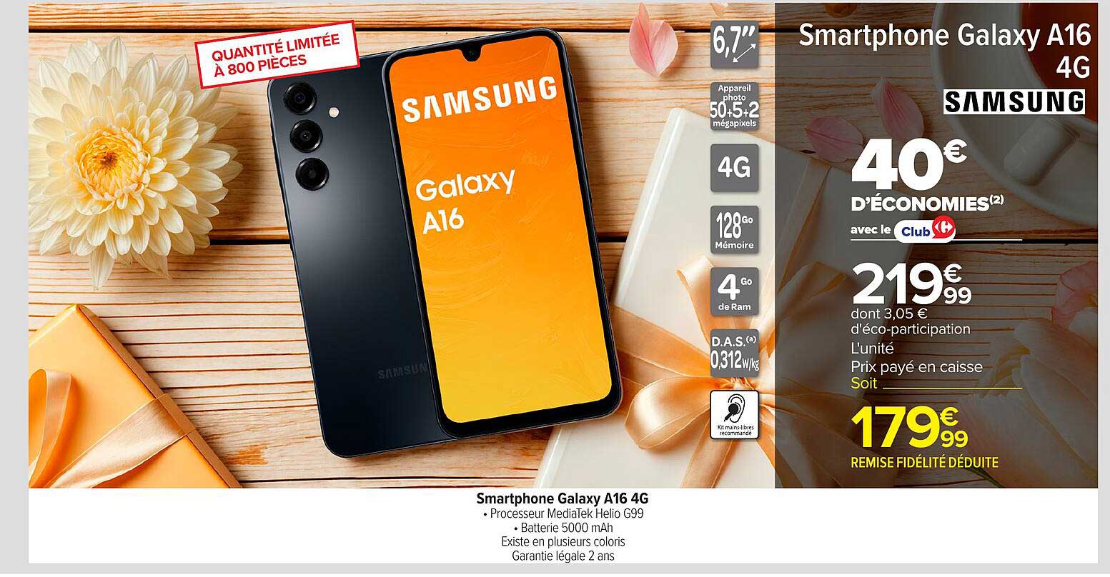 Smartphone Galaxy A16 4G