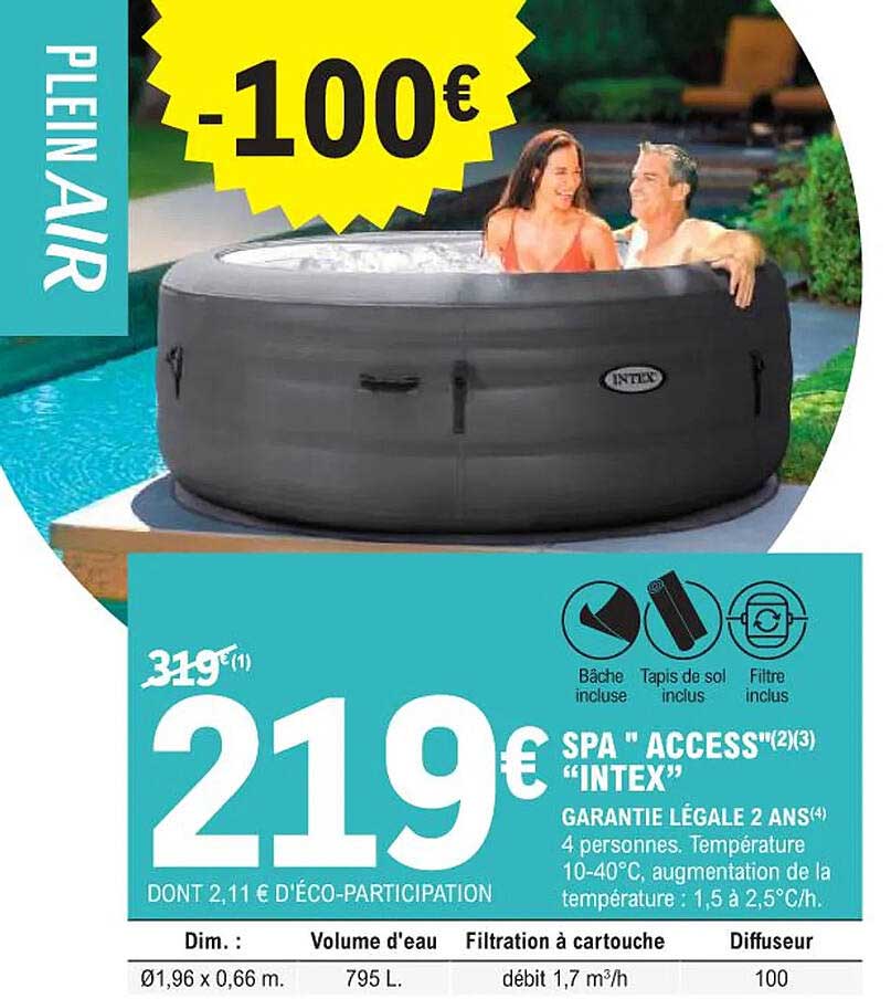 SPA "ACCESS" "INTEX"