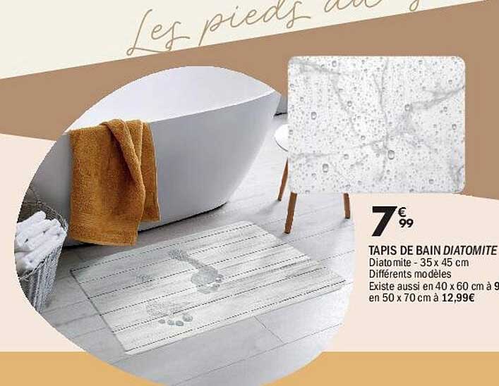 TAPIS DE BAIN DIATOMITE