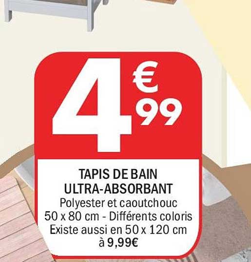 TAPIS DE BAIN ULTRA-ABSORBANT