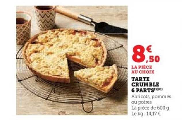 TARTE CRUMBLE 6 PARTS
