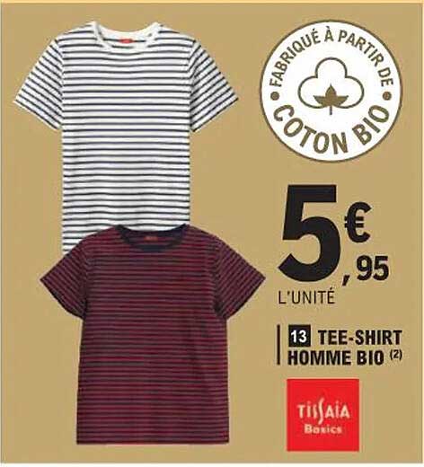 Tee-shirt Homme Bio