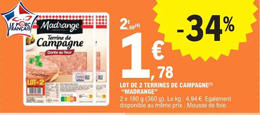 Terrine de Campagne "Madrange"