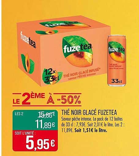 THÉ NOIR GLACÉ FUZETEA