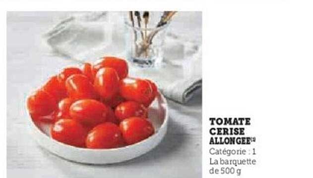 TOMATE CERISE ALLONGÉE