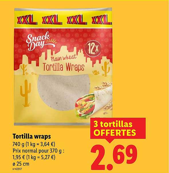 Tortilla wraps