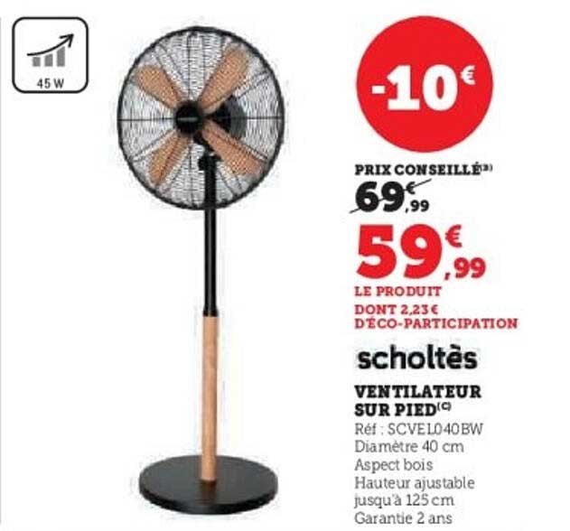 VENTILATEUR SUR PIED