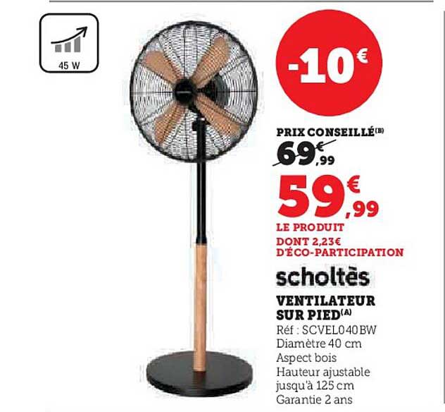 VENTILATEUR SUR PIED