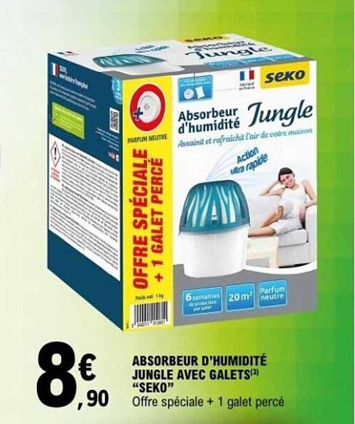 ABSORBEUR D'HUMIDITÉ JUNGLE AVEC GALETS "SEKO"