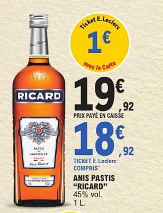 ANIS PASTIS “RICARD”