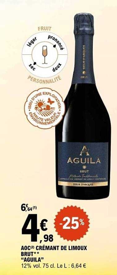 AOC Crémant de Limoux Brut "Aguile"