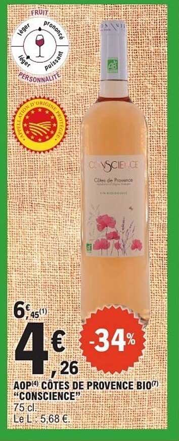 AOP Côtes de Provence BIO "Conscience"